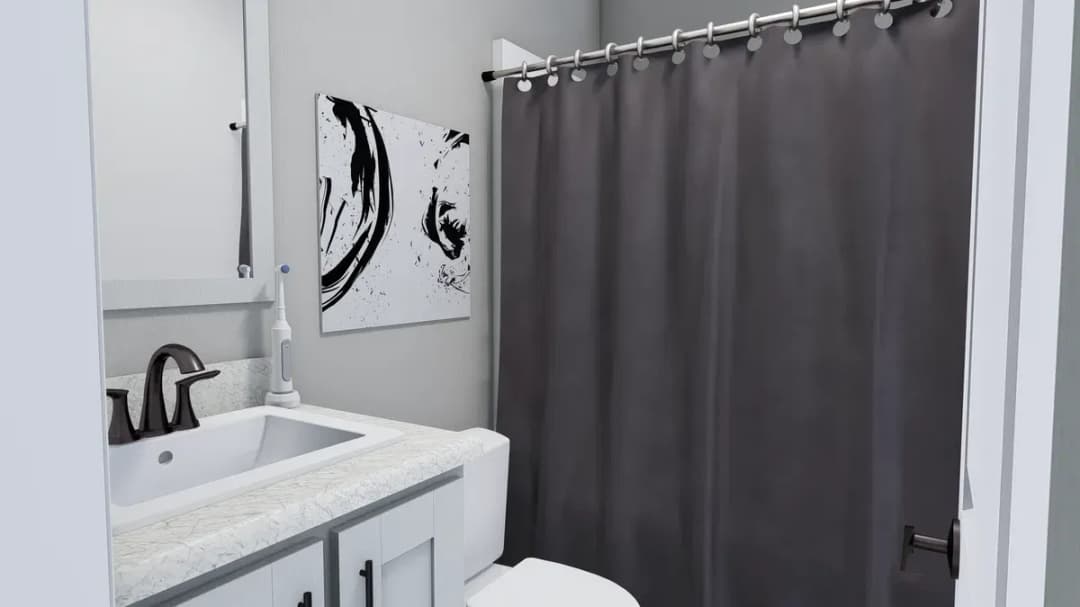 The hollywood bathroom home features