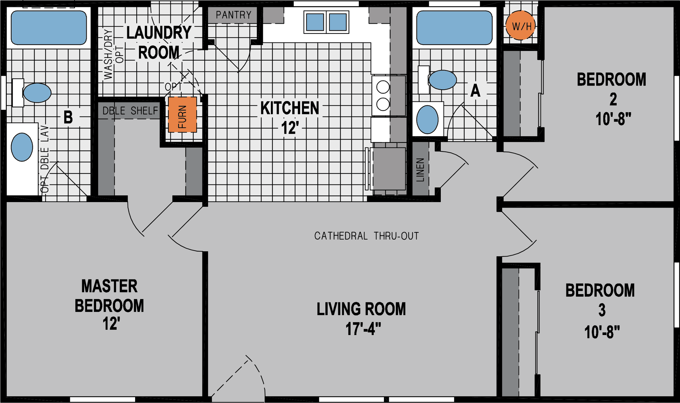 Amber cove k610ct floor plan home features