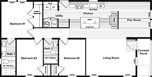 Eagles floor plan home features