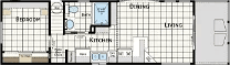 Apdv207-l (w/ loft) floor plan home features