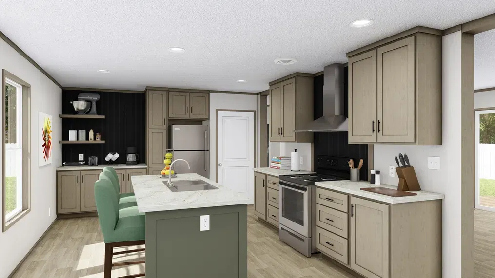 Rainier kitchen home features