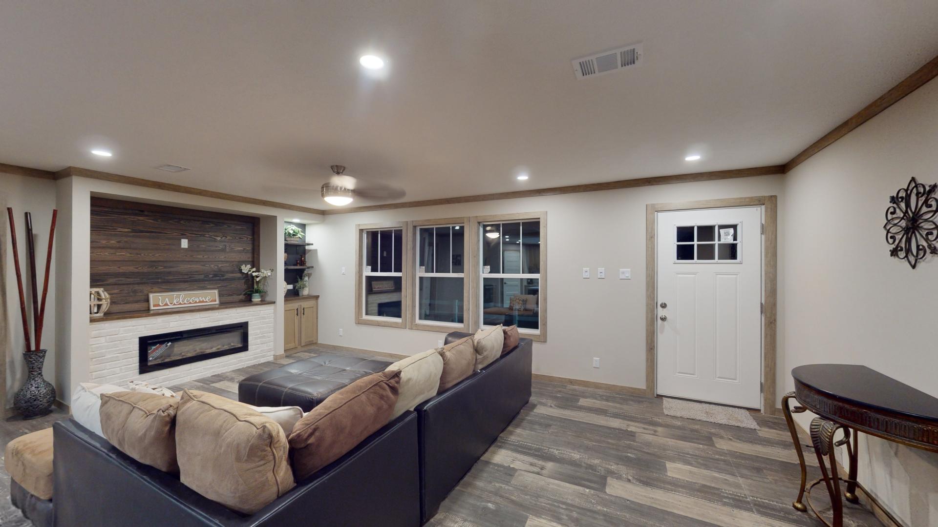 The riverton interior home features