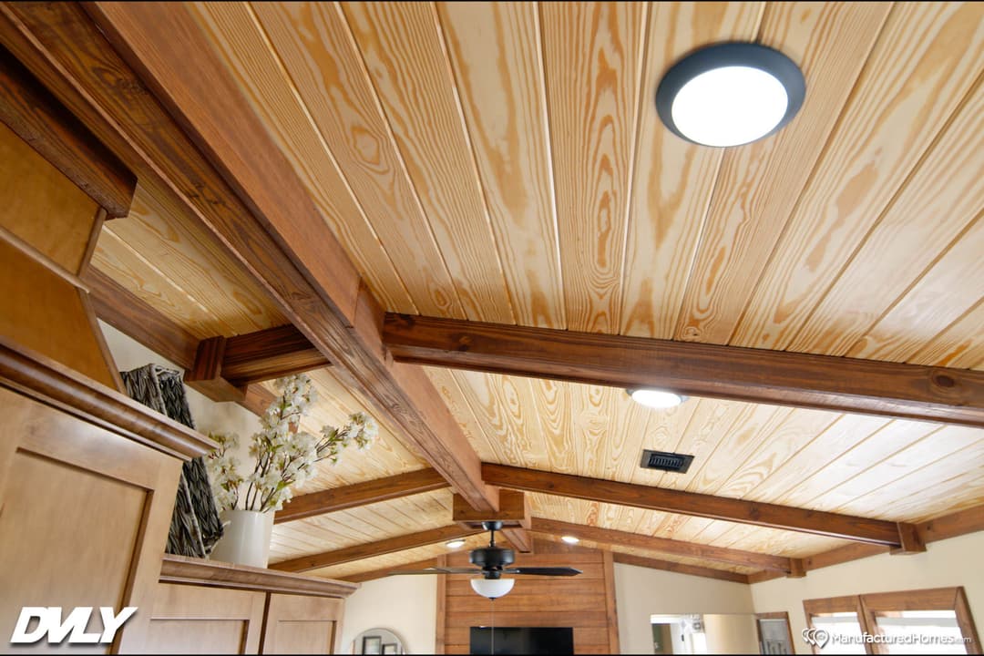 The lodge interior home features