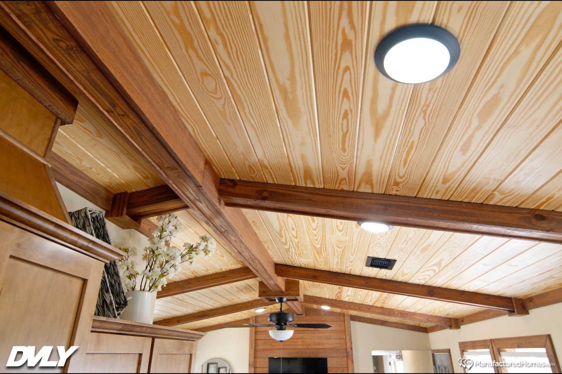 The lodge interior home features