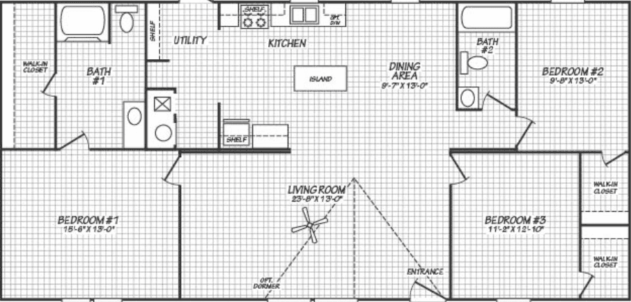 Cavco texas valu  floor plan home features