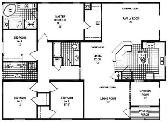 Custom villa-b360ct hero and floor plan home features