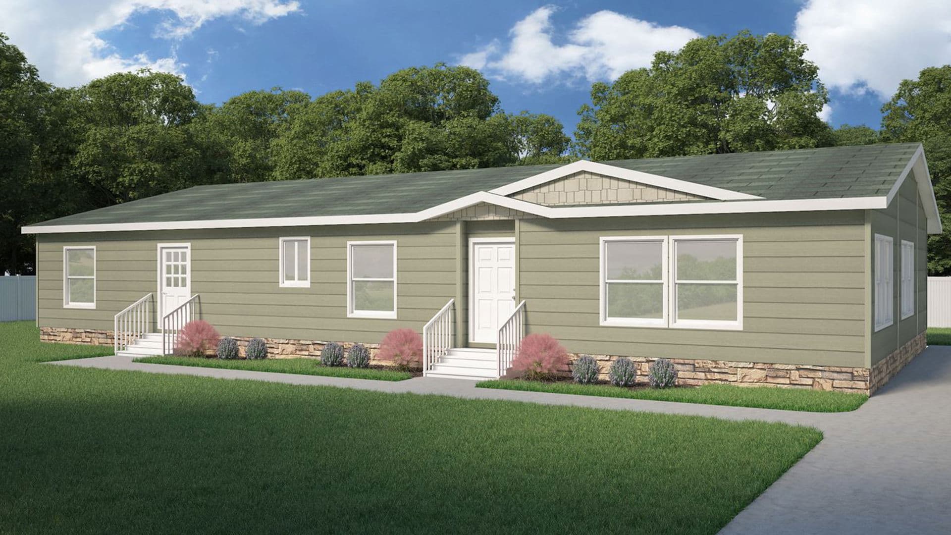 Majestic collection 9585-s hero, elevation, and exterior home features