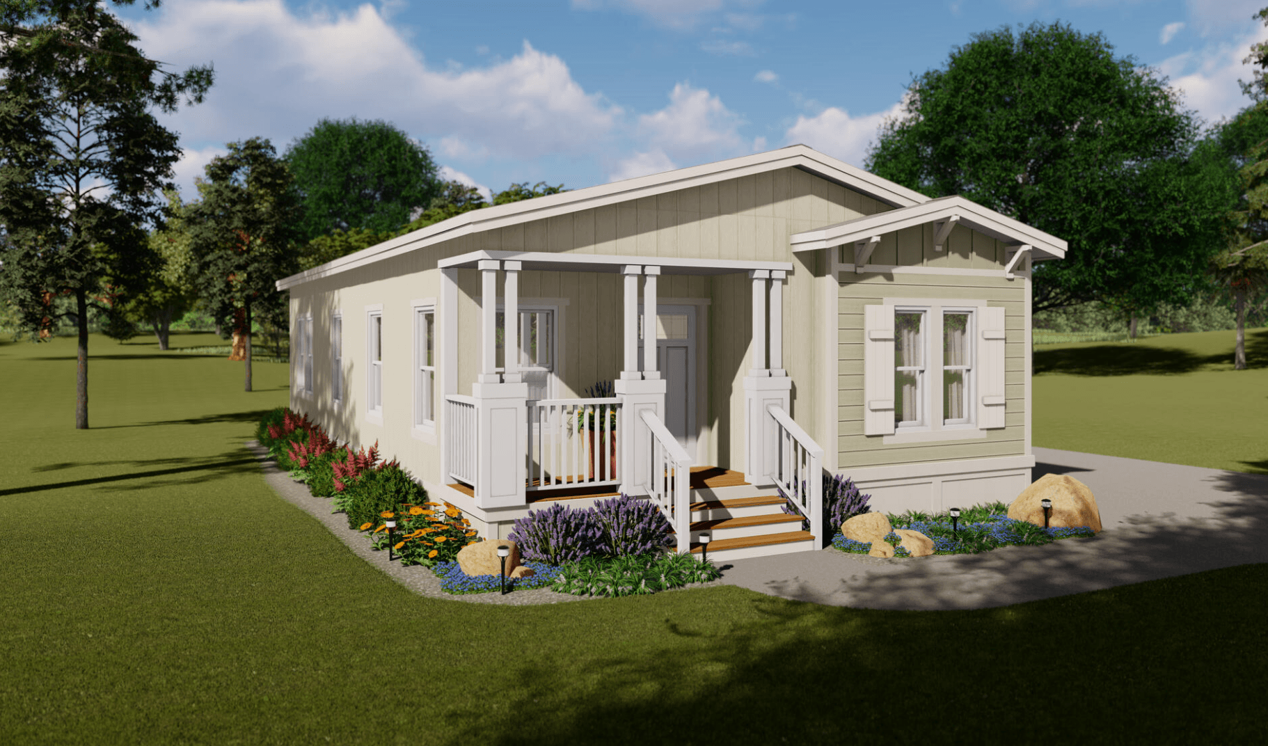 Coronado 2056b elevation and exterior home features
