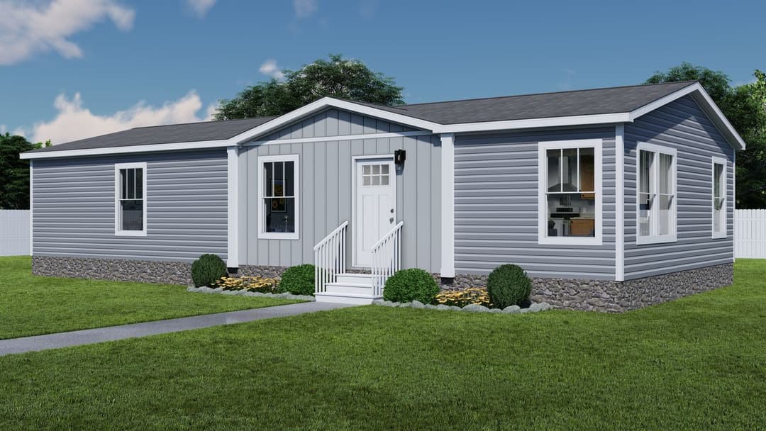 Three little birds elevation and exterior home features