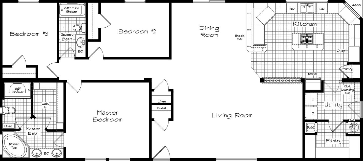 Cedar canyon 2043 floor plan home features