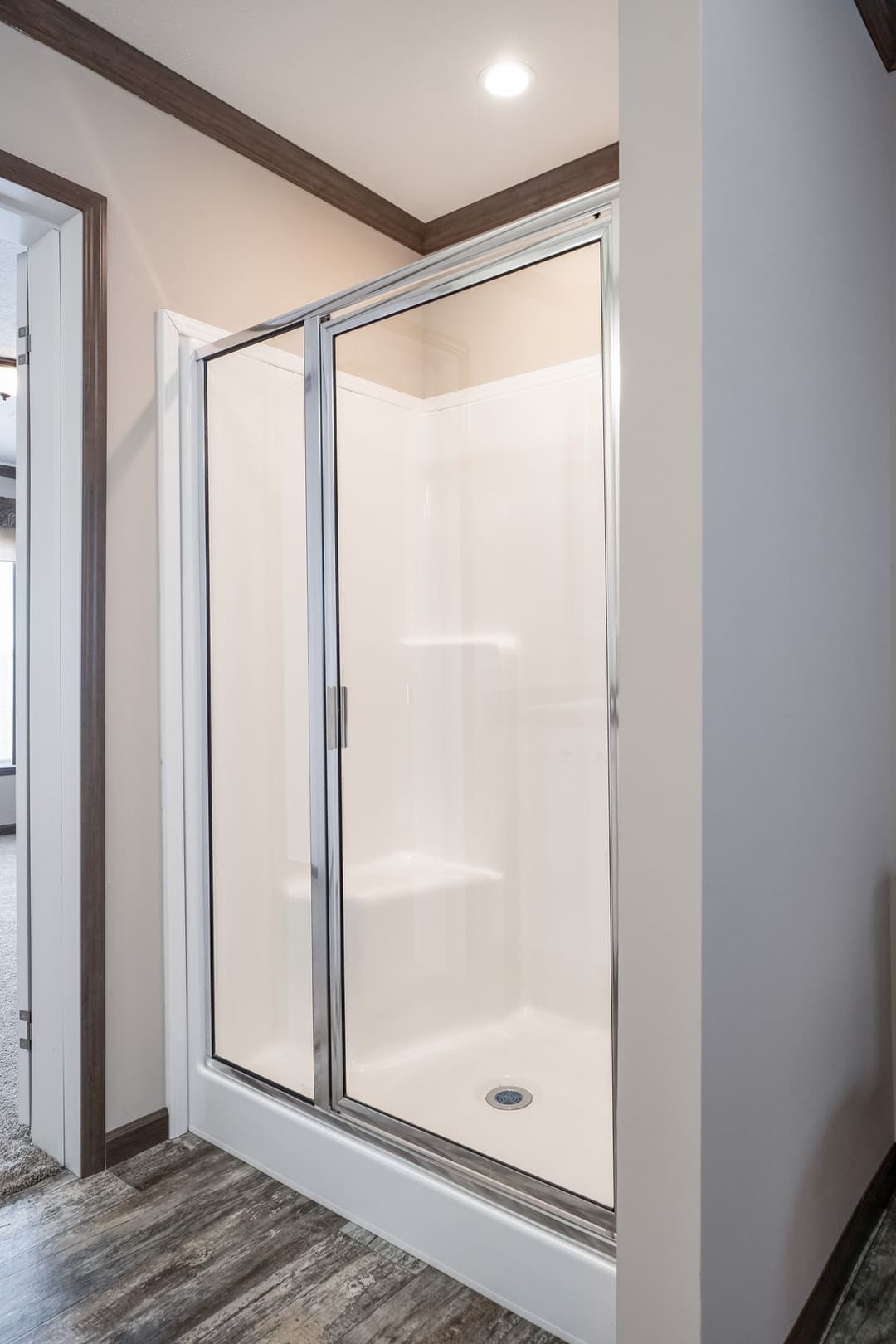 The stark bathroom home features