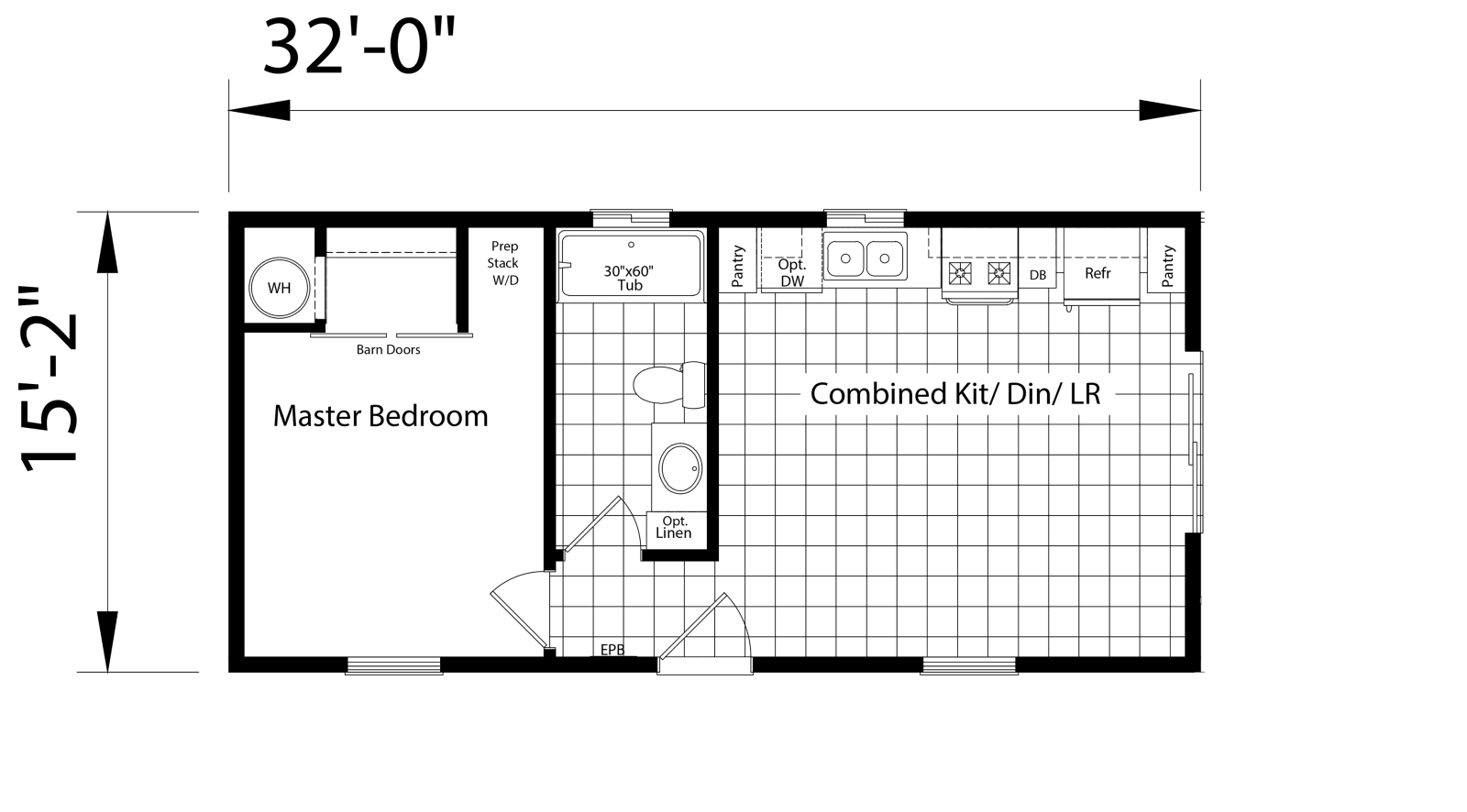 Adu 2321b floor plan home features