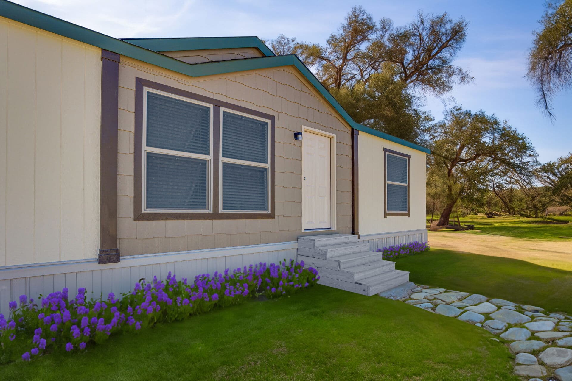 Doublewide h-32×56-42a elevation and exterior home features