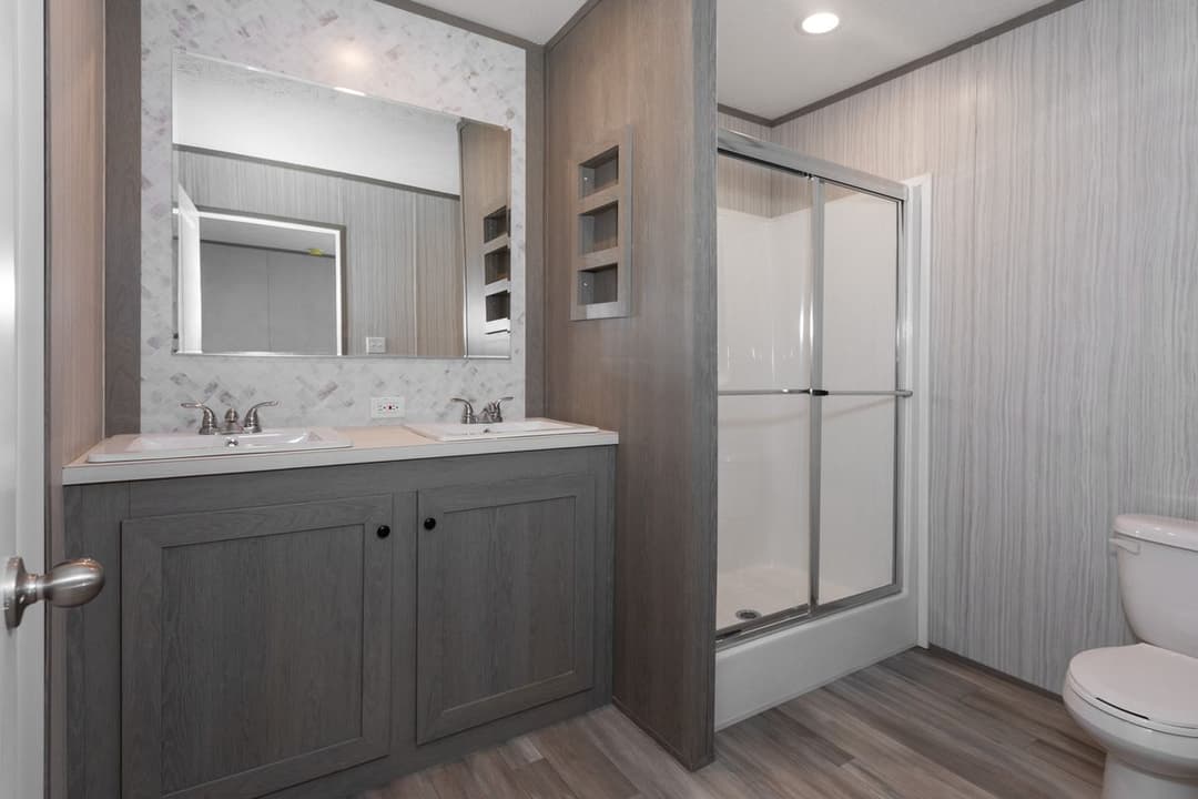 The social 72 bathroom home features