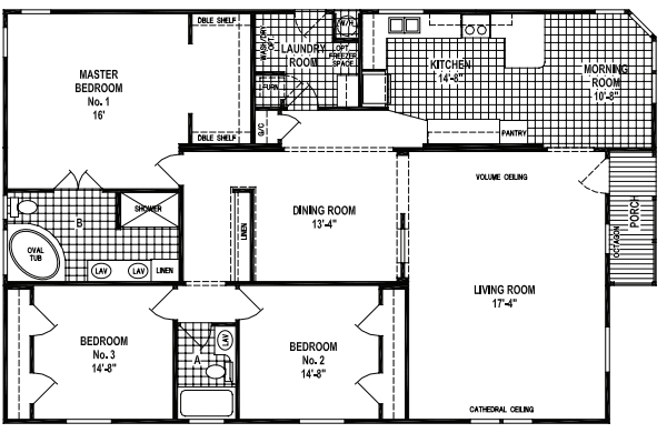 Custom villa-3845ctb hero and floor plan home features