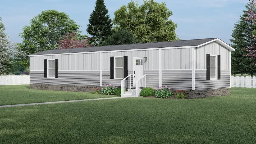 Lewis elevation and exterior home features