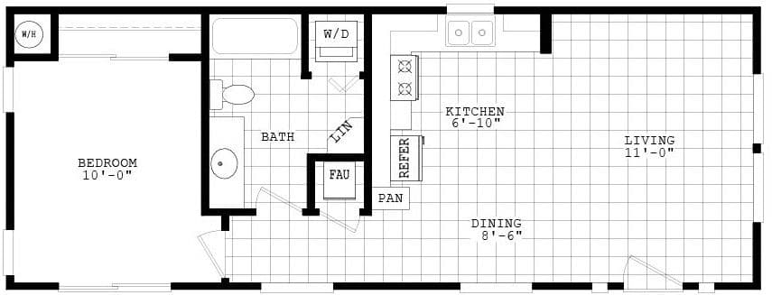 Adu 16401a floor plan home features