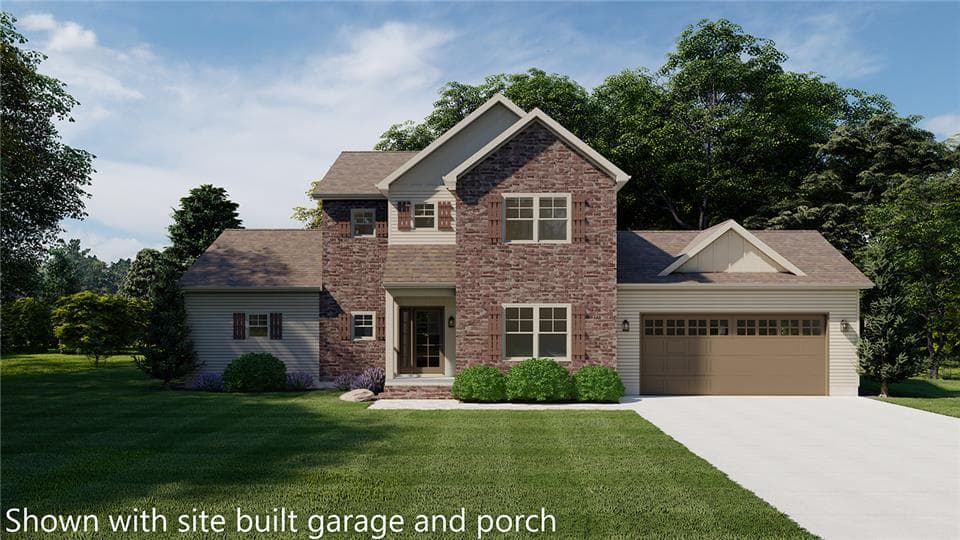 Saybrook hero, elevation, and exterior home features