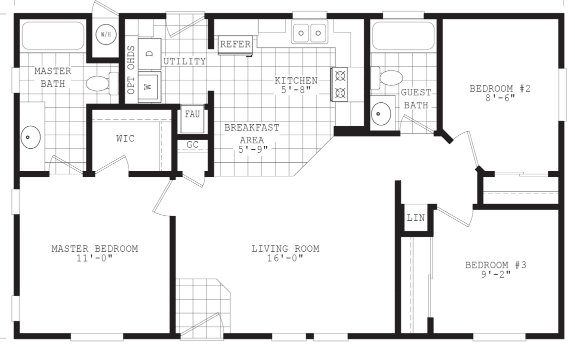 Sierra value 24403b floor plan home features