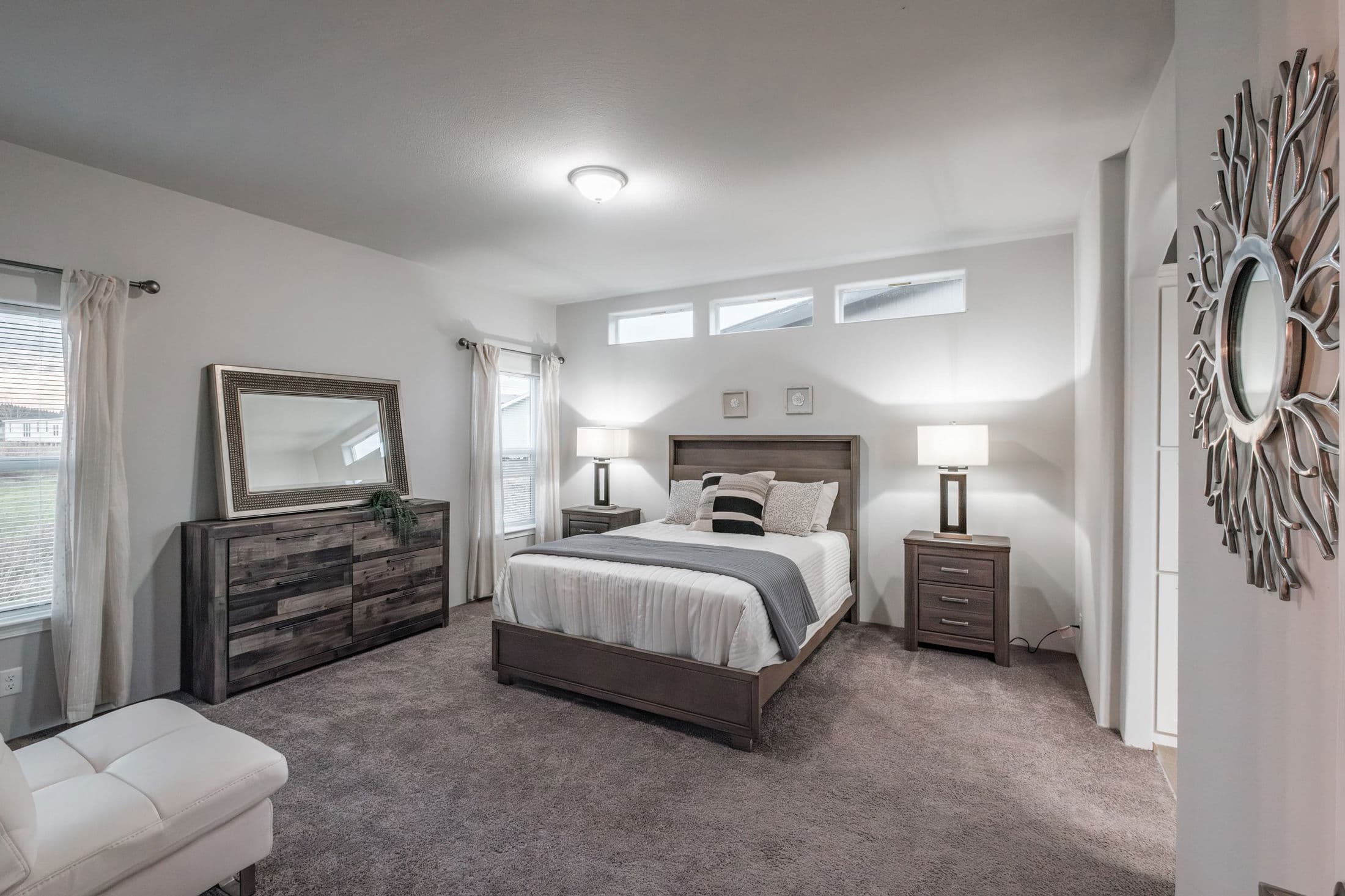 Diamond peak bedroom home features