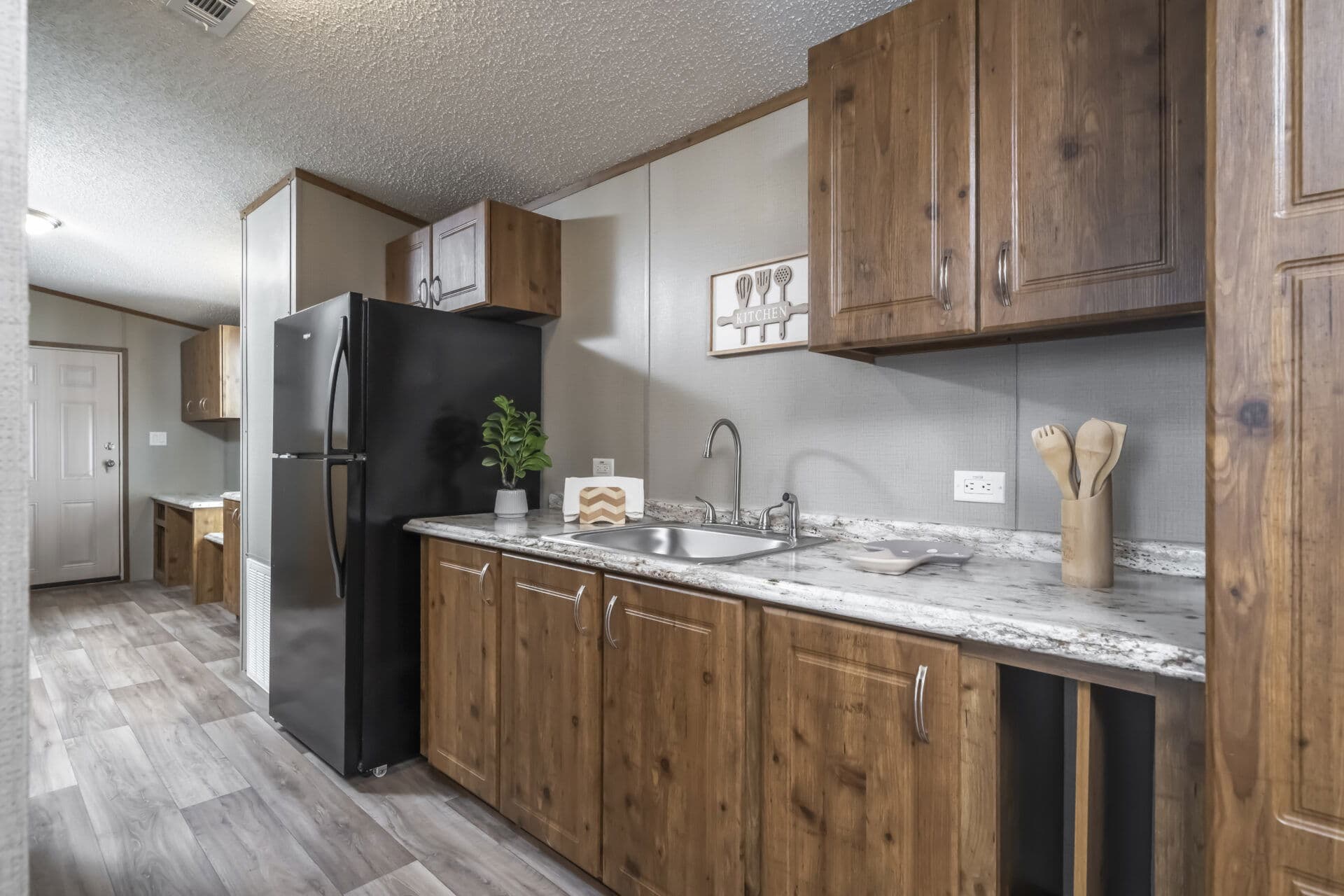 Tiny home s-12×34-31a kitchen home features