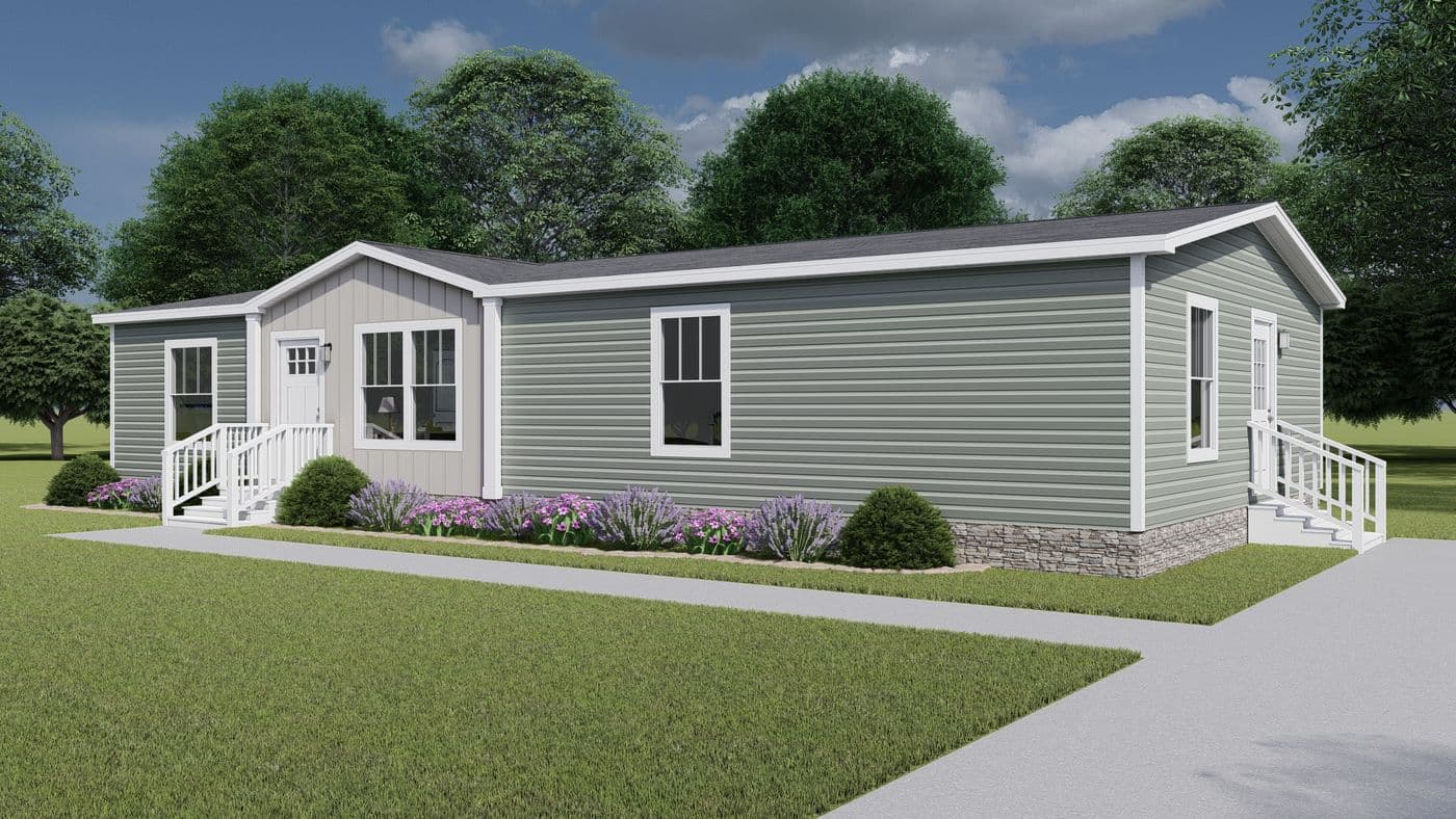 Let it be elevation and exterior home features