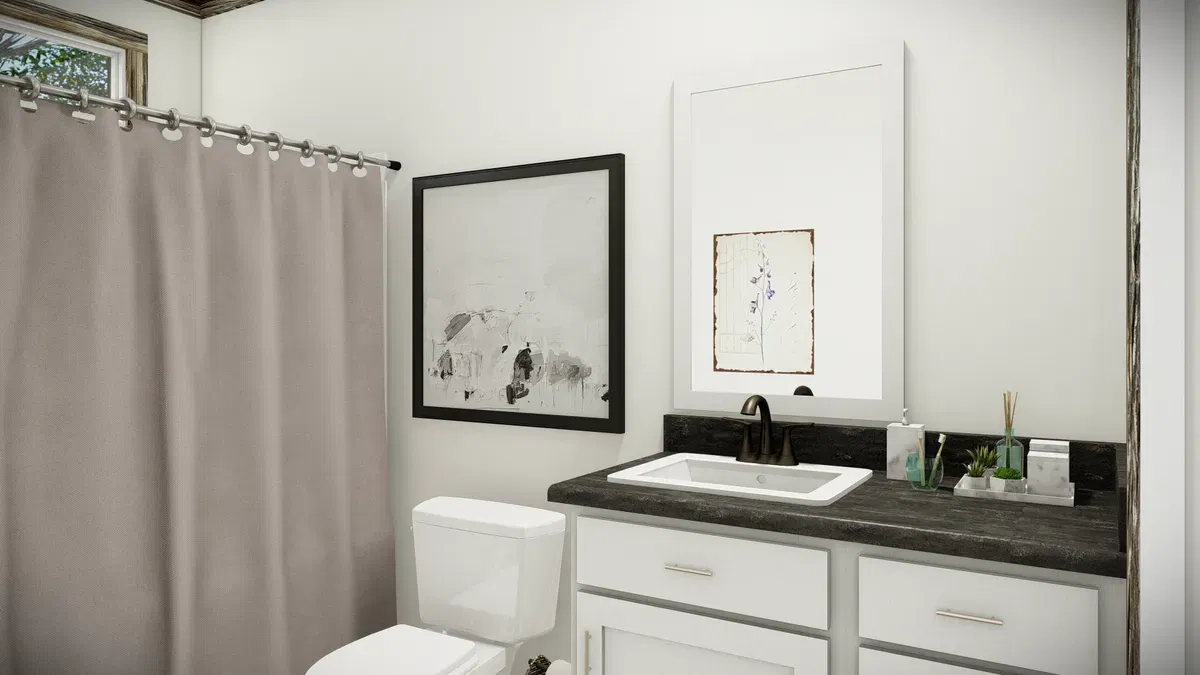 The sumner bathroom home features