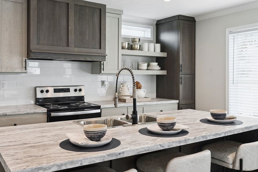 Driftwood kitchen home features