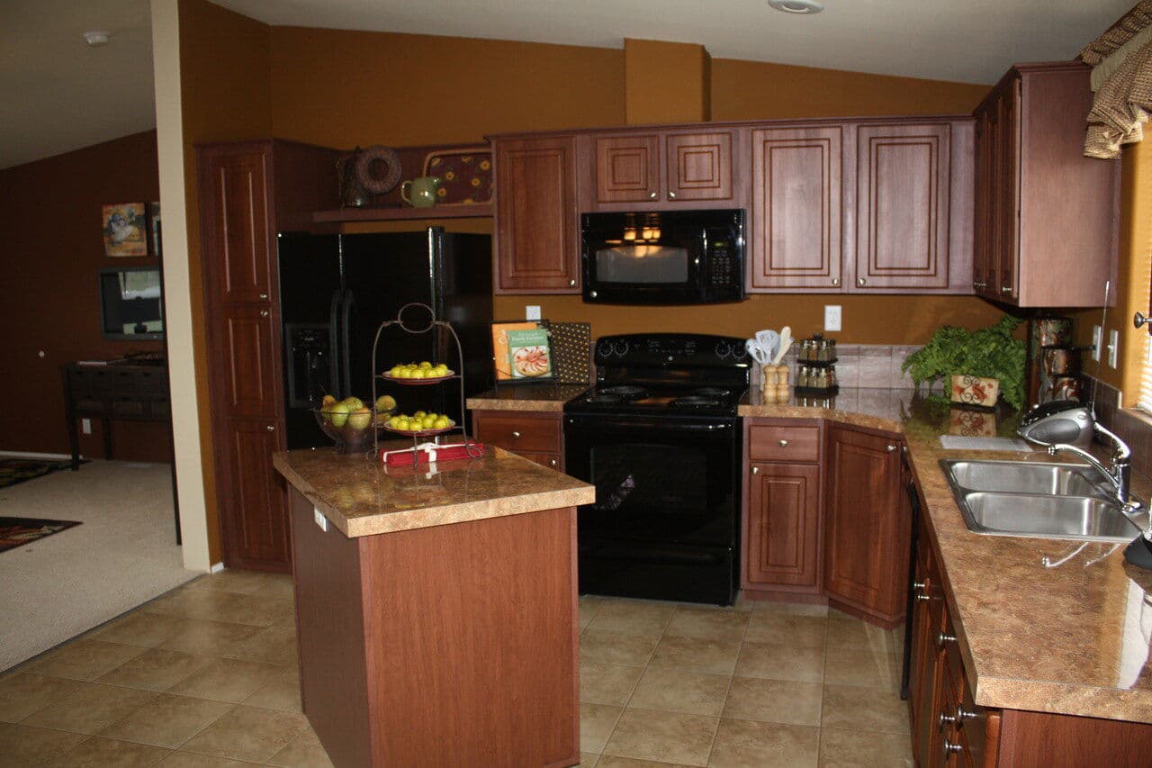 The bay view ii 28483a kitchen home features