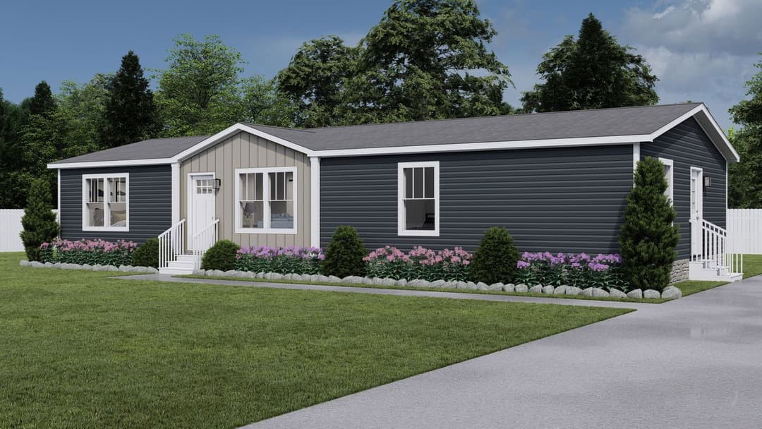Brown eyed girl elevation and exterior home features