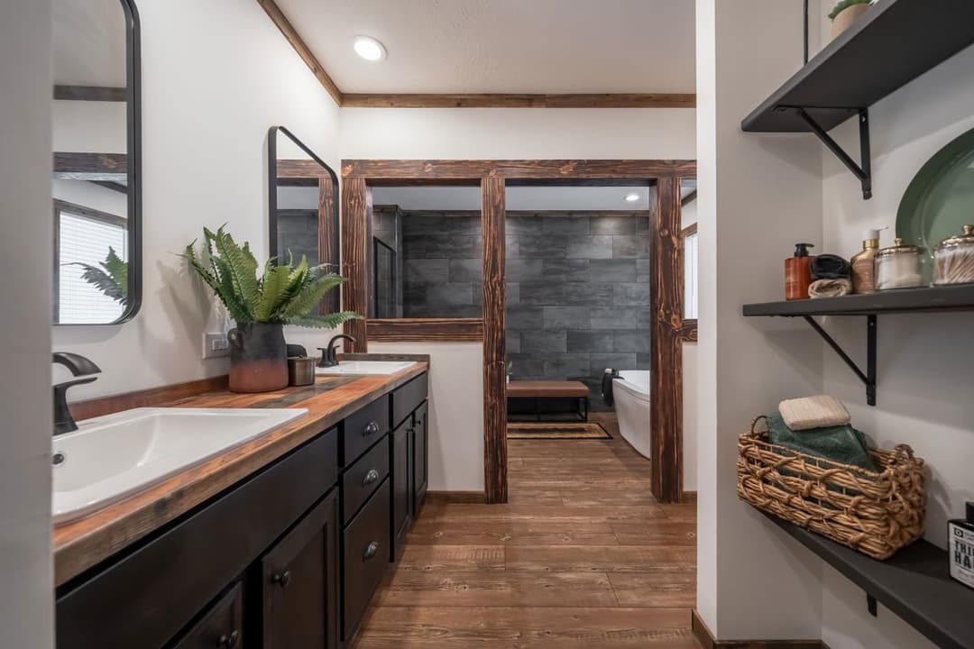 The mill house bathroom home features