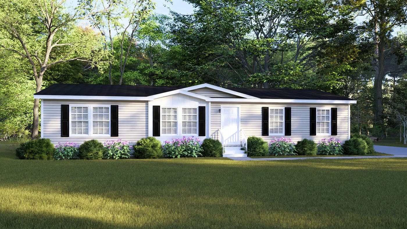 3542 hud 56x28 cavalier select hero, elevation, and exterior home features