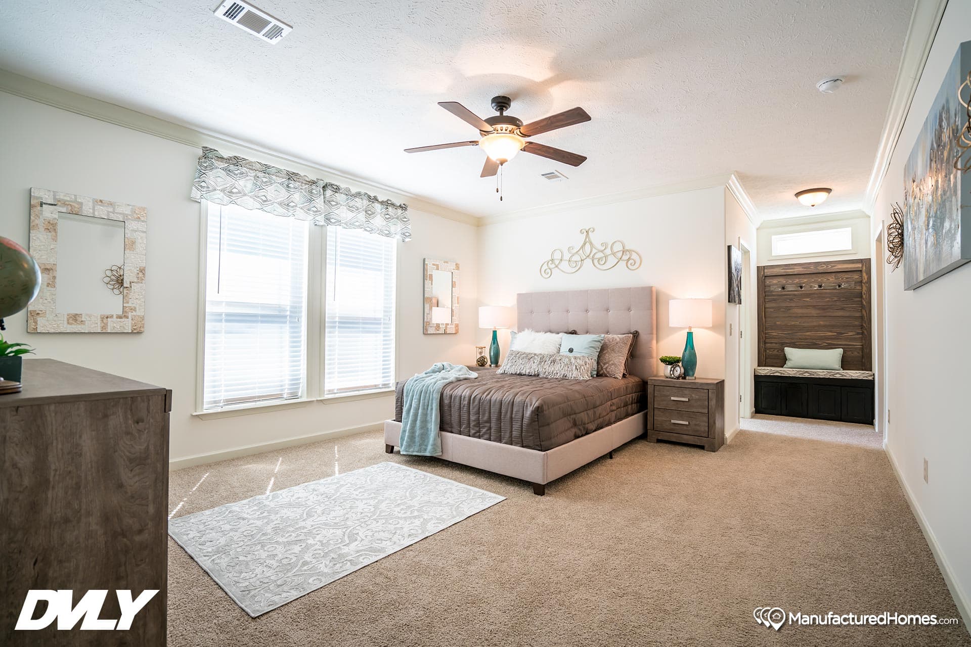The millwood bedroom home features