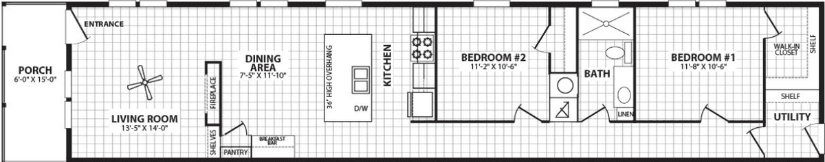 Cavco texas anthem floor plan home features