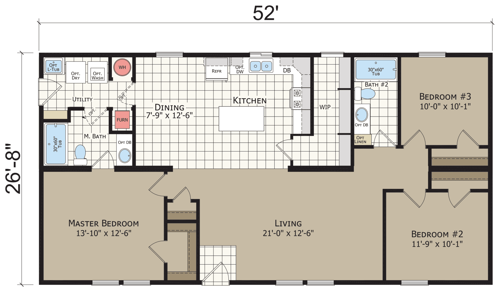 Hidden creek hc4523p floor plan home features