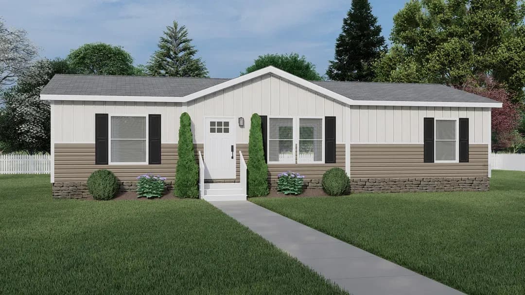 Desoto elevation and exterior home features
