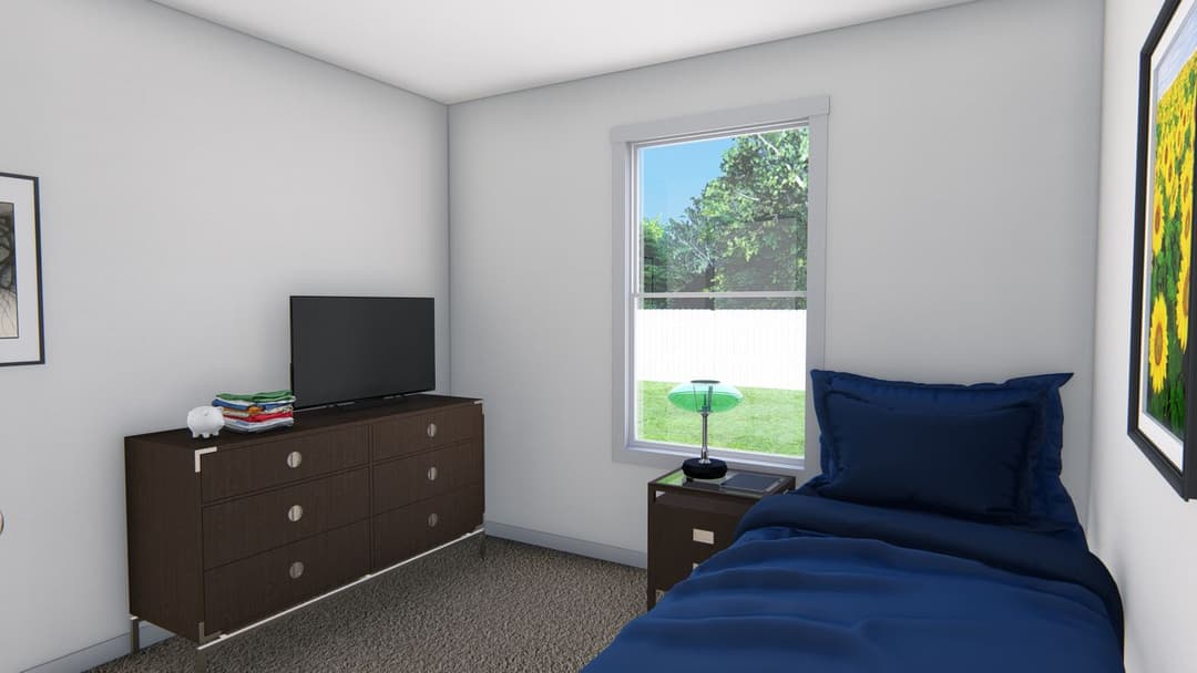 Three little birds bedroom home features