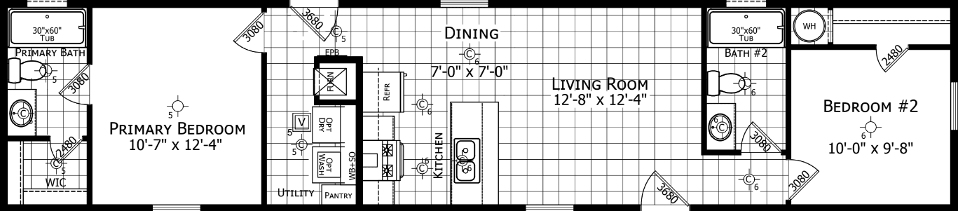 Winchester 1460h22a4a floor plan home features