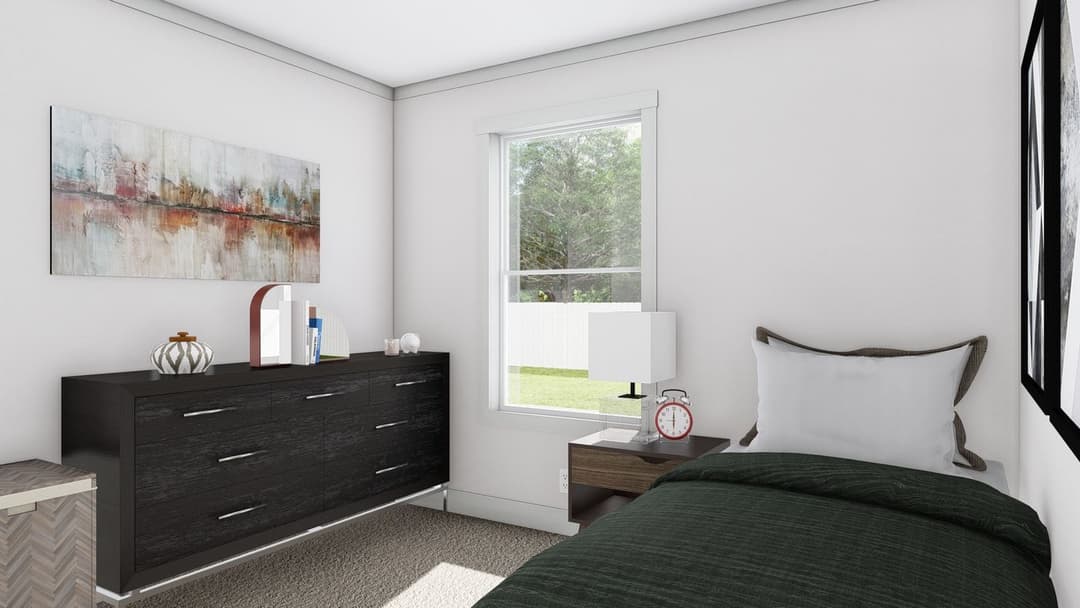 Rising sun bedroom home features