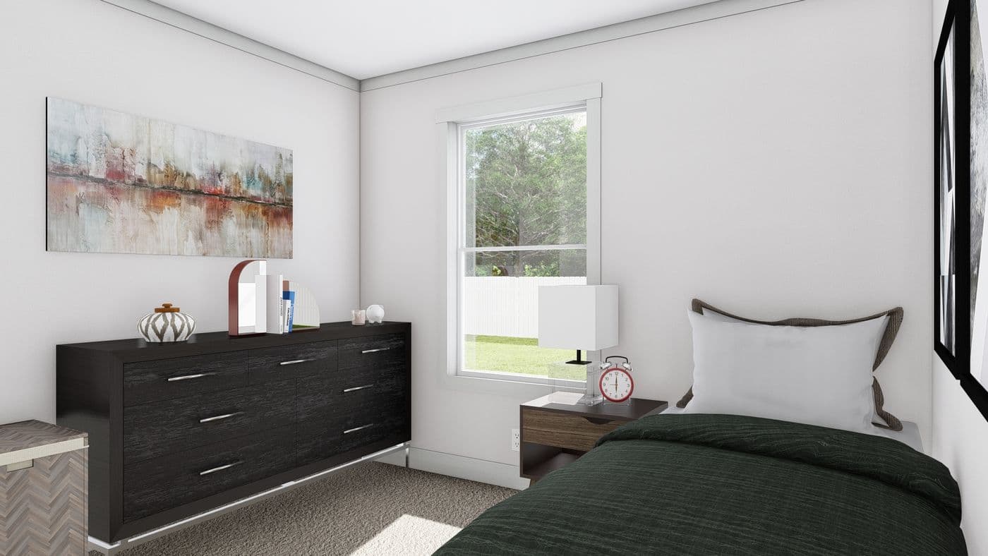 Rising sun bedroom home features
