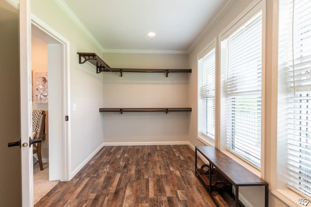 The woodside interior home features