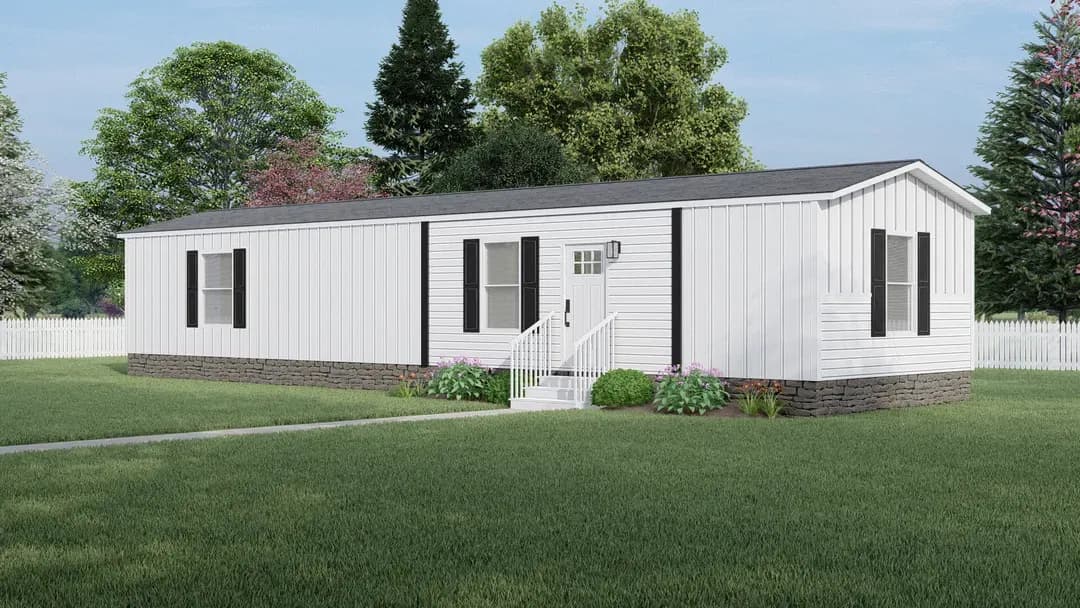 Lewis hero, elevation, and exterior home features