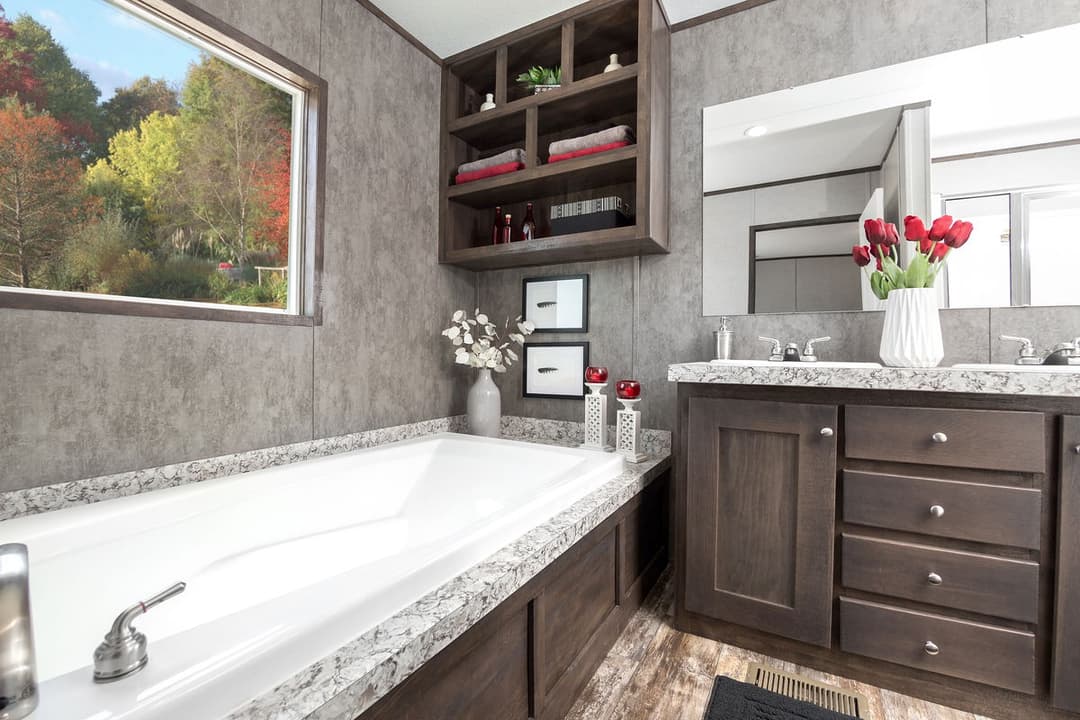 The lincoln bathroom home features