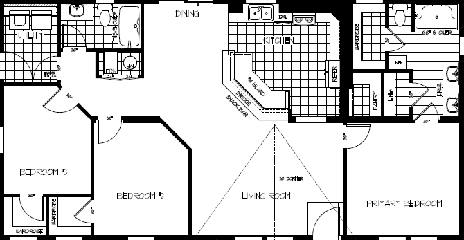 K2752a floor plan home features