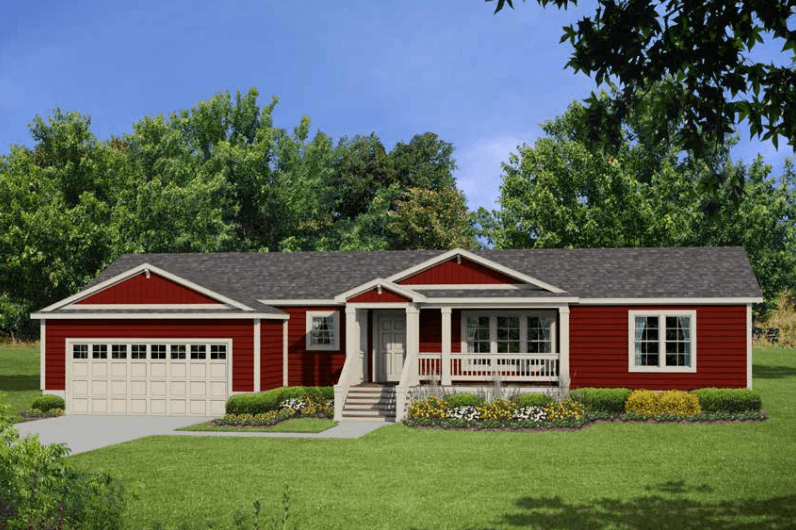 Prescott hero, elevation, and exterior home features