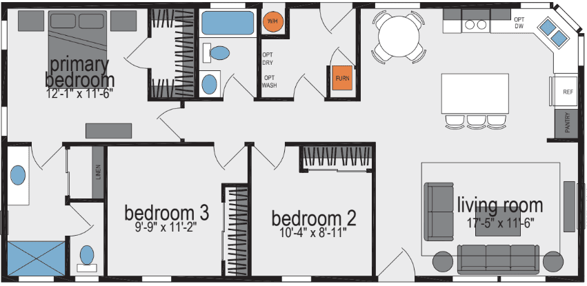 Victory floor plan home features