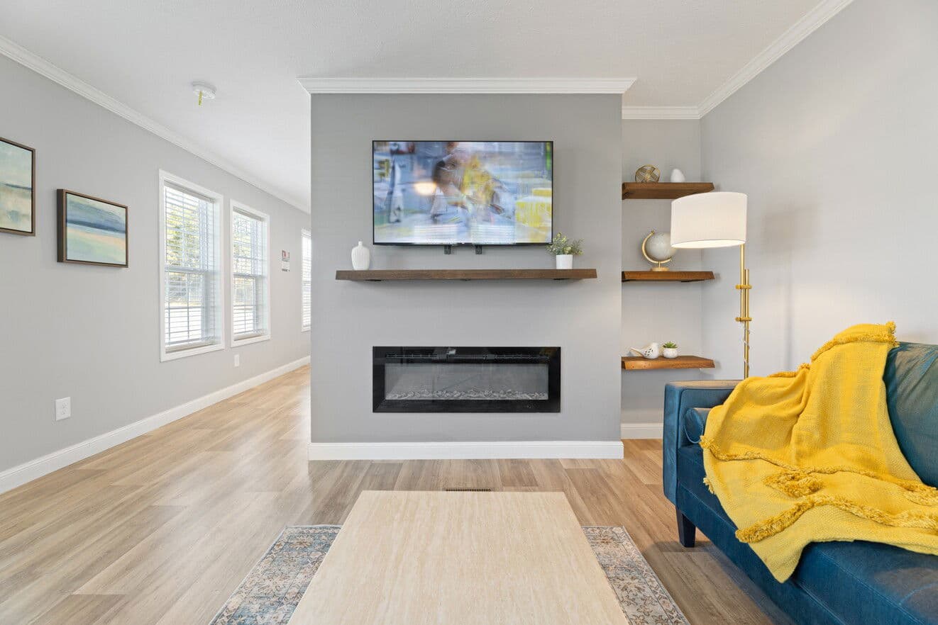The roanoke duplex interior home features