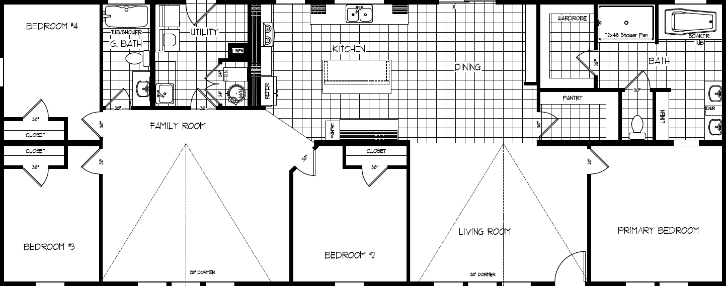 Rc3076c floor plan home features