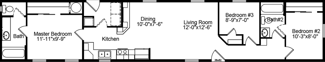 American freedom iv 14713a floor plan home features