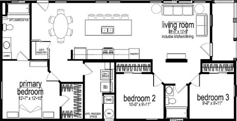 Community fremont 6221 floor plan home features